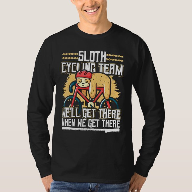 Camiseta Equipe de ciclismo de lama (Frente)