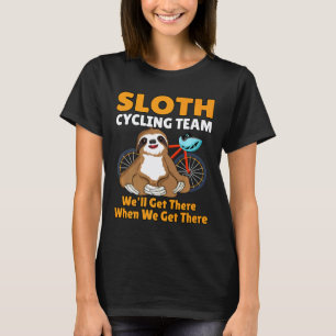 Camiseta Equipe de Ciclismo de Preguiça Engraçada Vamos Che