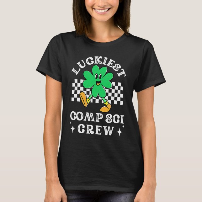 Camiseta Equipe de Ciência da Computação Mais Sortuda Codif (Frente)
