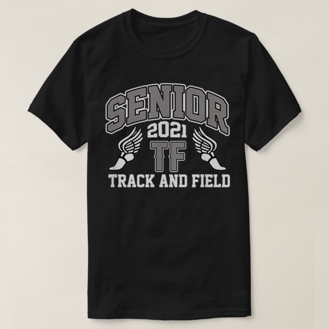 Camiseta Equipe de Classe de Graduação do Track and Field M (Frente do Design)