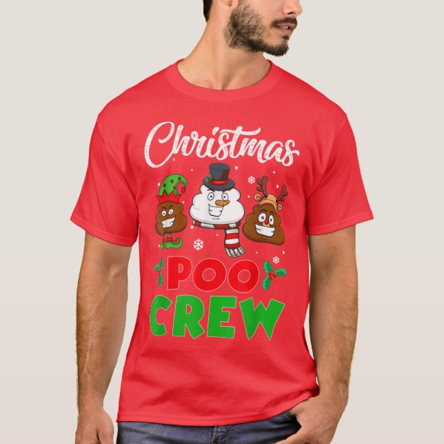 Camiseta Equipe de Cocô de Natal Emoji de Cocô (Frente)