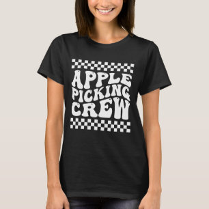 Camiseta Equipe de Colheita de Maçã Diversão Outono Pomar C