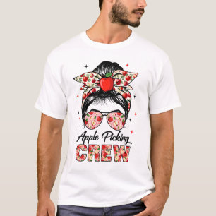 Camiseta Equipe de Colheita de Maçã Outono Pomar de Maçãs M