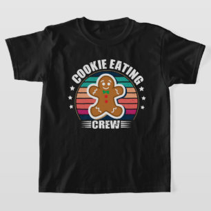 Camiseta Equipe De Comida Da Família Cookie De Natal