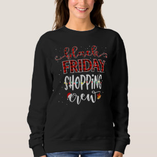 Camiseta Equipe de Compras de Sexta-feira Natal Preto Compr