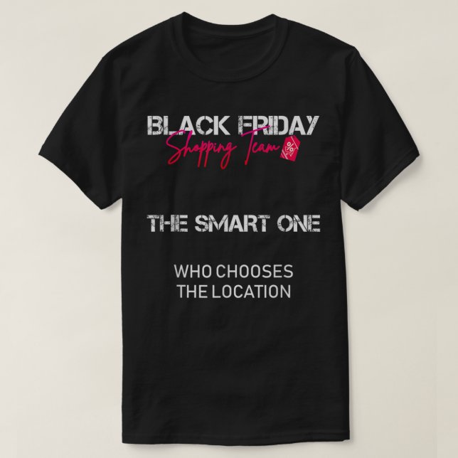 Camiseta Equipe de Compro Black Friday - A Smart One (Frente do Design)