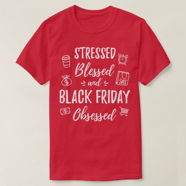 Camiseta Equipe de Compro Online Funny Black Friday (Frente do Design)