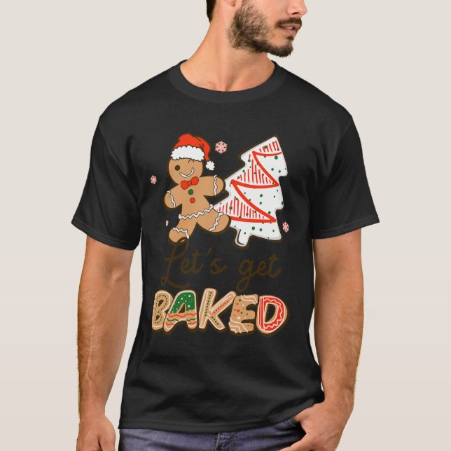 Camiseta Equipe de Confeitaria de Biscoitos Vamos Ficar Ass (Frente)