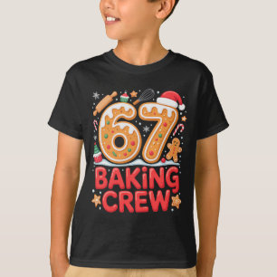 Camiseta Equipe de Confeitaria Natal 67 Meme Engraçado Bisc