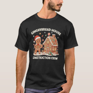 Camiseta Equipe de Construção de Casa de Pão de Mel Criança