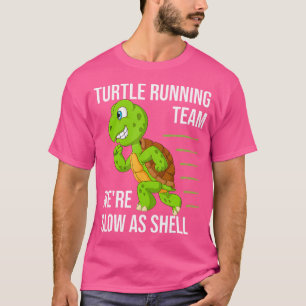 Camiseta Equipe de corrida de tartaruga somos lentos como c