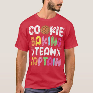 Camiseta Equipe de cozinheiros assares Capitão Cookie Bakin