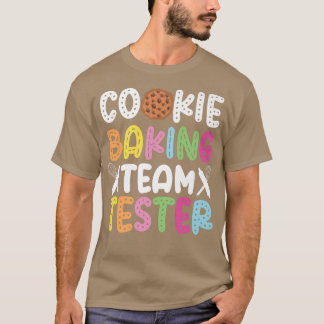 Camiseta Equipe de cozinheiros de assar Tester Cookie Bakin