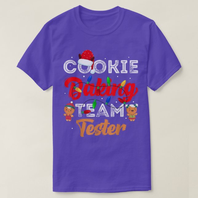 Camiseta Equipe de cozinheiros Testester Cute Gingerpão Fel (Frente do Design)