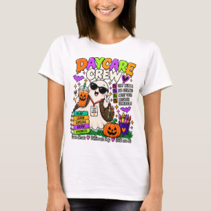 Camiseta Equipe de Creche de Halloween Professora de Creche