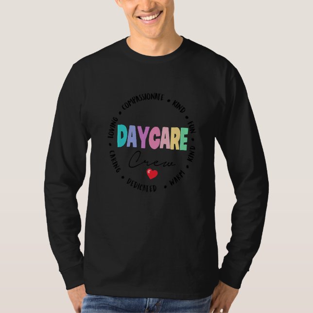 Camiseta Equipe de Creche Escolar Provedor de Cuidados Infa (Frente)