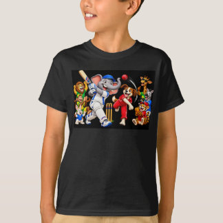 Camiseta equipe de críquete de animal engraçado - elefante