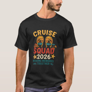Camiseta Equipe de Cruzeiro 2026 Férias Pôr do Sol Tropical