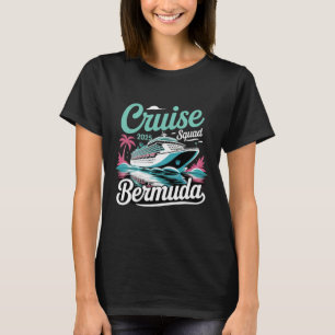 Camiseta Equipe de Cruzeiro das Bermudas 2025 Férias de Ver