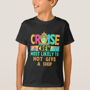 Camiseta Equipe de Cruzeiro de Férias de Tie Dye Mais Prová