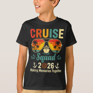 Camiseta Equipe de cruzeiro férias de verão de 2026 família