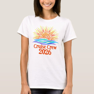 Camiseta Equipe de Cruzeiro Personalizada Sol e Ondas