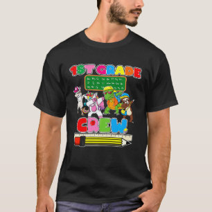 Camiseta Equipe de Dabbing da Primeira Série Sloth Unicorn 
