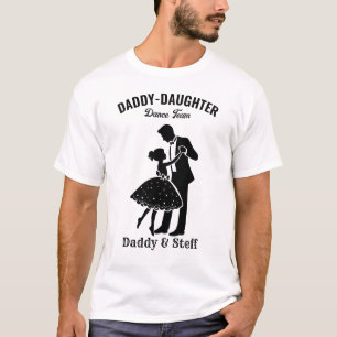Camiseta Equipe de dança pai-filha (4) Camisa-T