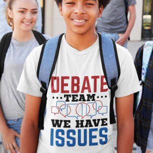 Camiseta Equipe De Debate Temos Questões Engraçadas bater