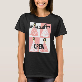 Camiseta Equipe de despedida de solteira da noiva noite de 