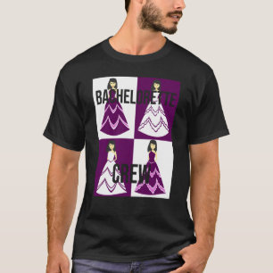 Camiseta Equipe de despedida de solteira noiva noite de des
