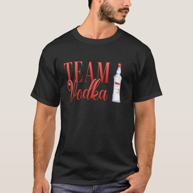 Camiseta Equipe de Despedida de Solteira Vodka Barmen Vodka (Frente)