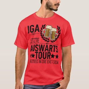 Camiseta Equipe de despedida de solteiro masculina JGA do n
