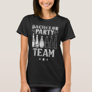 Camiseta Equipe de despedida de solteiro Noivo Noiva _3 