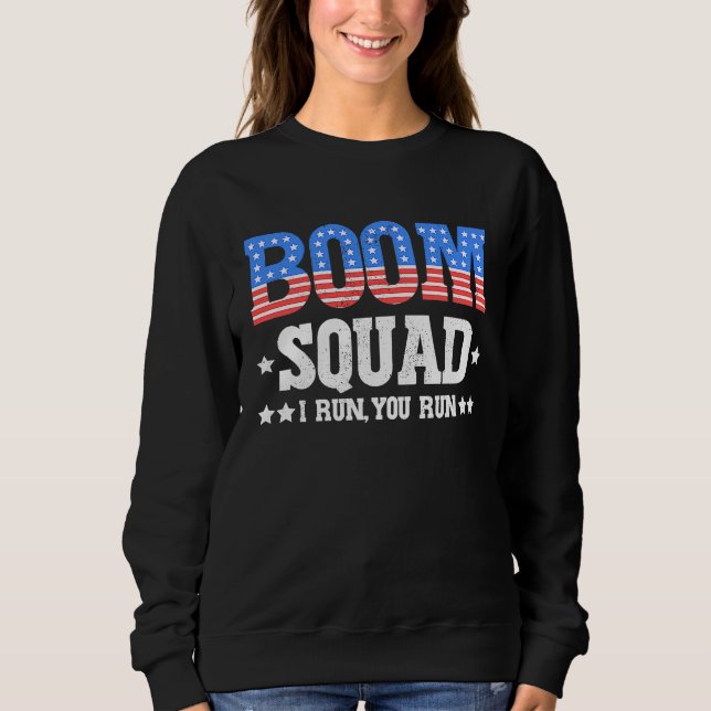 Camiseta Equipe de Diretor de Fogos de Artifício Boom Squad (Frente)