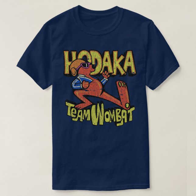 Camiseta Equipe de Dirt Bike Hodaka Wombat 1972 (Frente do Design)
