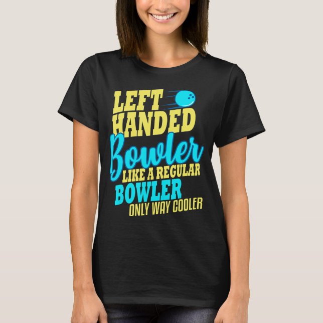 Camiseta Equipe de Diversão de Bowler na Esquerda da bolich (Frente)