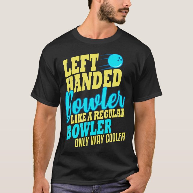 Camiseta Equipe de Diversão de Bowler na Esquerda da bolich (Frente)