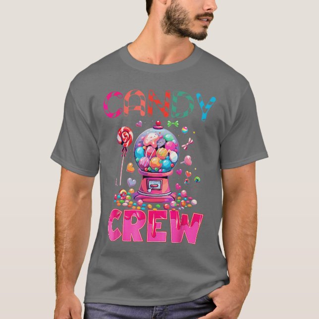 Camiseta Equipe de Doces Fantasia de Doces para Mulheres Te (Frente)