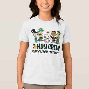 Camiseta Equipe de Doces Peanuts Gangue de Halloween