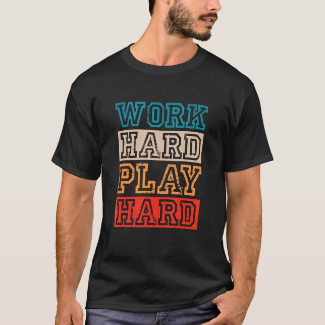 Camiseta Equipe de Duro de Duro de Trabalho - Basquete de E (Frente)