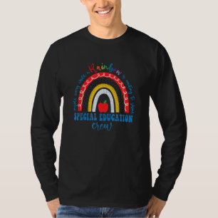 Camiseta Equipe de Educação Especial Arco-íris Sped Squad E