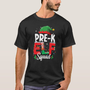 Camiseta Equipe de Elfo Pré-K Professor Natal Correspondent