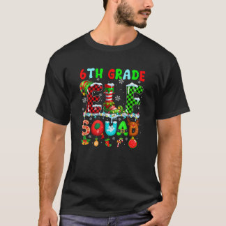 Camiseta Equipe de Elfos da 6ª Série Natal Colorido Profess