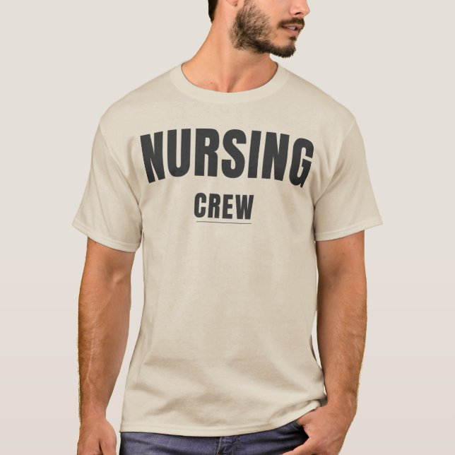 Camiseta Equipe de Enfermagem | Design Moderno de Enfermage (Frente)