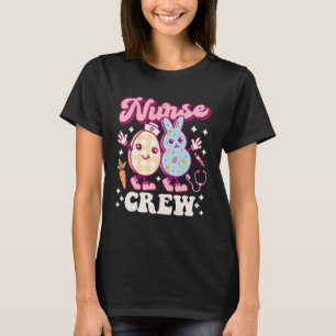 Camiseta Equipe de Enfermeira da Páscoa PEDS Groovy Enferme