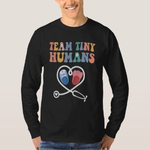 Camiseta Equipe de Enfermeira da UTIN Pequenos Humanos UTI