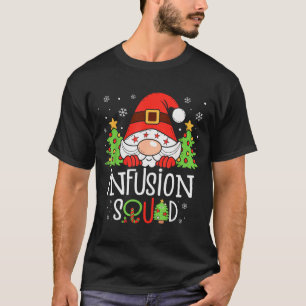 Camiseta Equipe de Enfermeira de Infusão Papai Noel Estetos