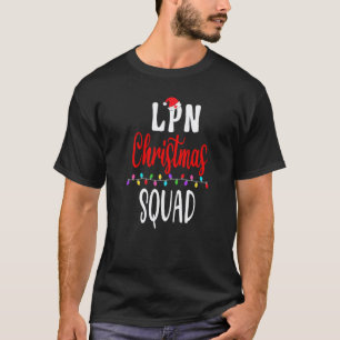 Camiseta Equipe de Enfermeira de Natal Correspondente Enfer
