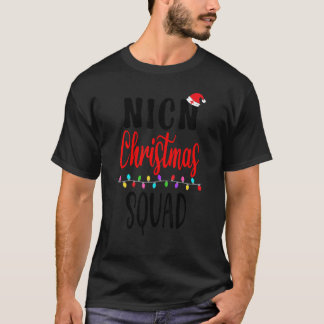 Camiseta Equipe de Enfermeira de Natal Correspondente Enfer